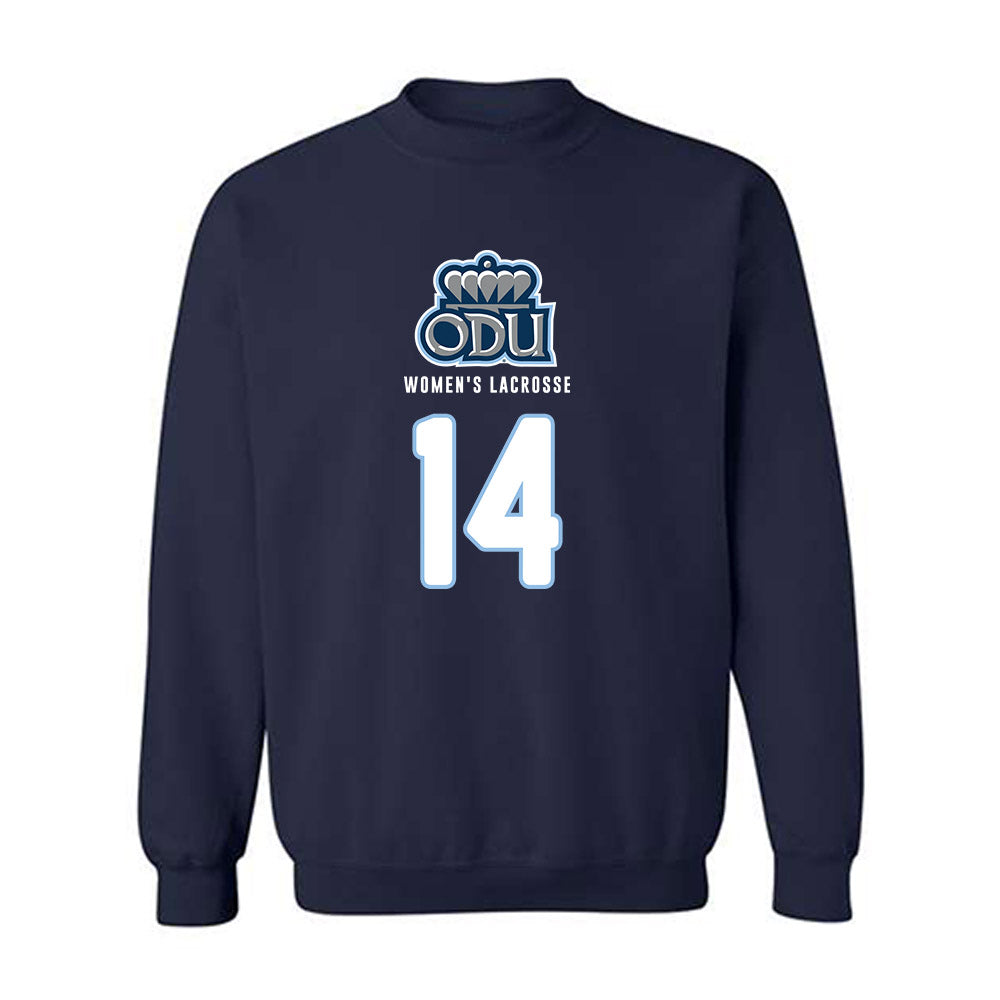 Old Dominion - NCAA Women's Lacrosse : Sofia Snyder - Replica Shersey Crewneck Sweatshirt-0