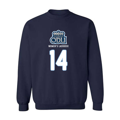 Old Dominion - NCAA Women's Lacrosse : Sofia Snyder - Replica Shersey Crewneck Sweatshirt-0