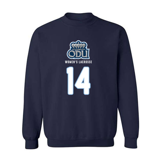 Old Dominion - NCAA Women's Lacrosse : Sofia Snyder - Replica Shersey Crewneck Sweatshirt-0