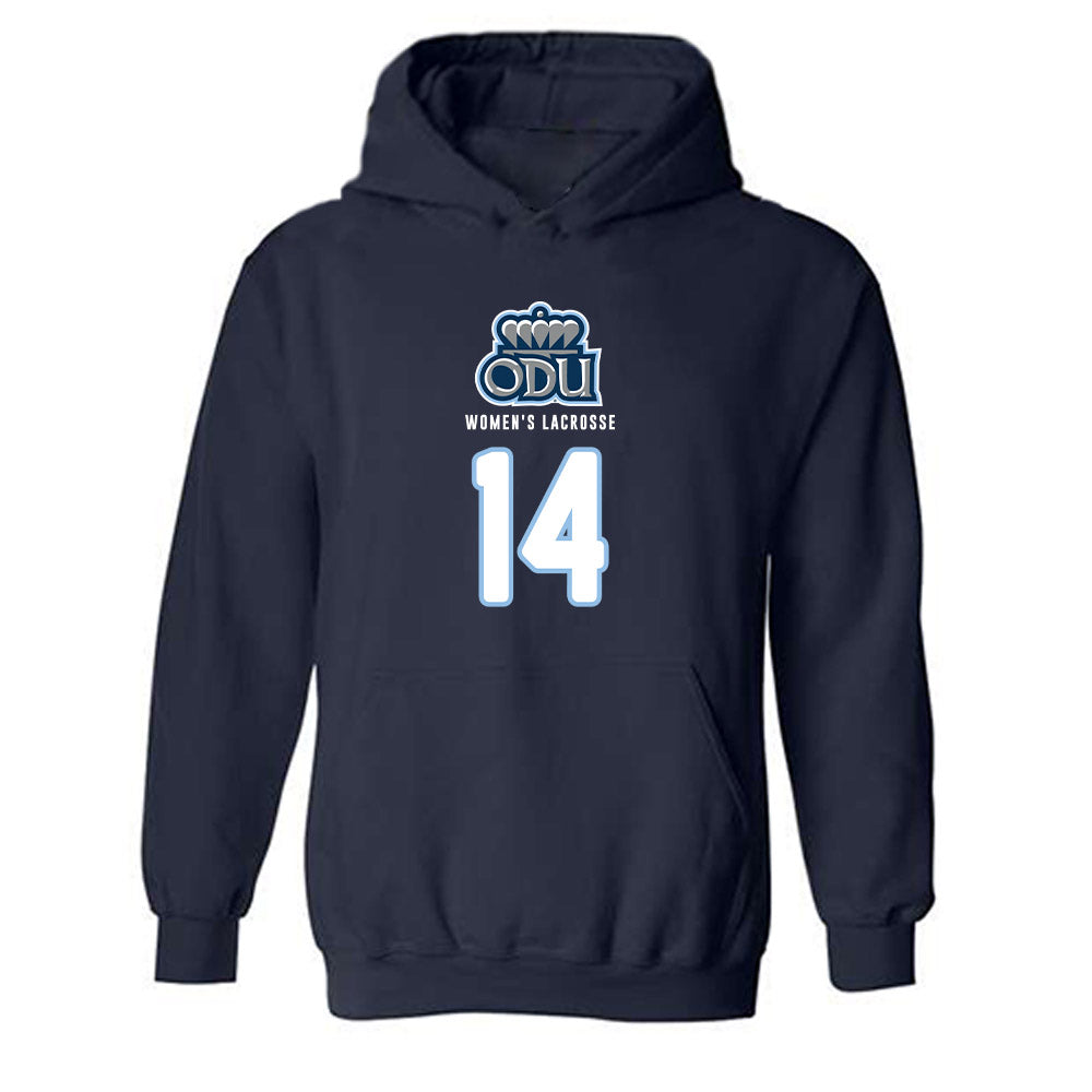 Old Dominion - NCAA Women's Lacrosse : Sofia Snyder - Replica Shersey Hooded Sweatshirt-0