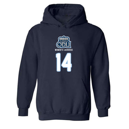 Old Dominion - NCAA Women's Lacrosse : Sofia Snyder - Replica Shersey Hooded Sweatshirt-0