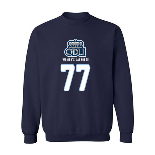 Old Dominion - NCAA Women's Lacrosse : Hannah Shaddock - Replica Shersey Crewneck Sweatshirt-0