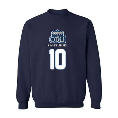 Old Dominion - NCAA Women's Lacrosse : Ashley Greene - Replica Shersey Crewneck Sweatshirt-0