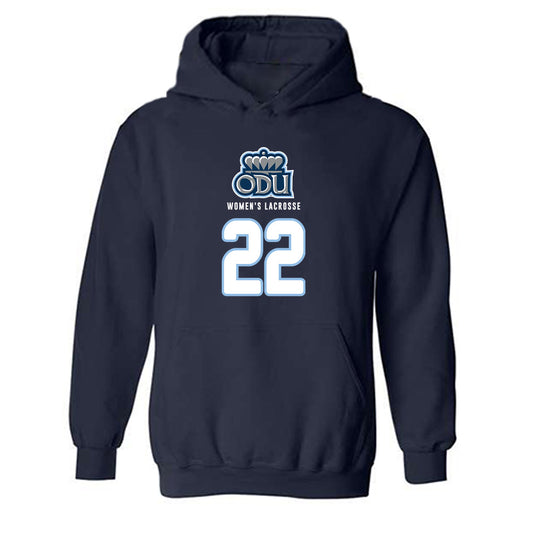 Old Dominion - NCAA Women's Lacrosse : Molly Heimerl - Replica Shersey Hooded Sweatshirt-0