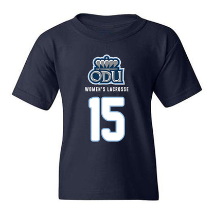 Old Dominion - NCAA Women's Lacrosse : Annalynn Pompetti - Replica Shersey Youth T-Shirt-0