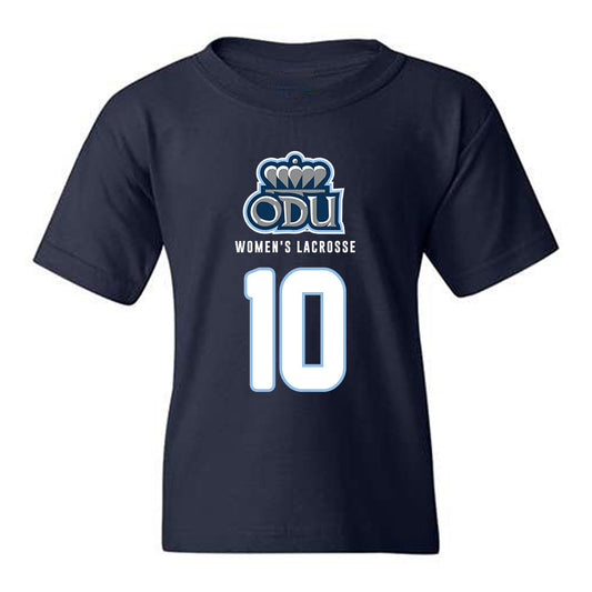 Old Dominion - NCAA Women's Lacrosse : Ashley Greene - Replica Shersey Youth T-Shirt-0