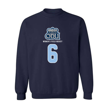 Old Dominion - NCAA Women's Field Hockey : Stella Houghton - Replica Shersey Crewneck Sweatshirt-0