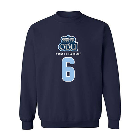 Old Dominion - NCAA Women's Field Hockey : Stella Houghton - Replica Shersey Crewneck Sweatshirt-0