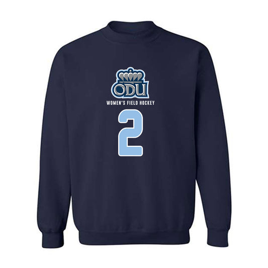 Old Dominion - NCAA Women's Field Hockey : Anna Riesser - Replica Shersey Crewneck Sweatshirt-0