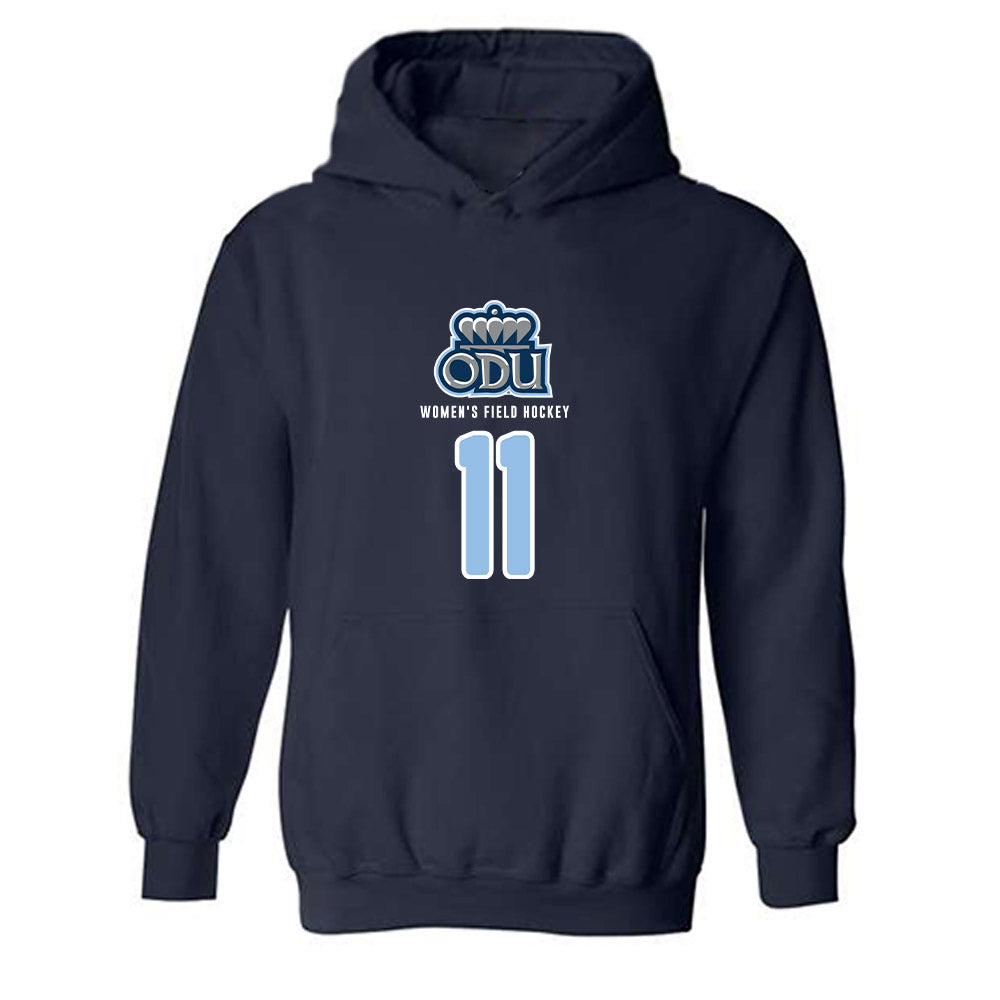 Old Dominion - NCAA Women's Field Hockey : Sharlise Solano - Replica Shersey Hooded Sweatshirt-0