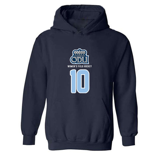 Old Dominion - NCAA Women's Field Hockey : Isabella DeCesaris - Replica Shersey Hooded Sweatshirt-0