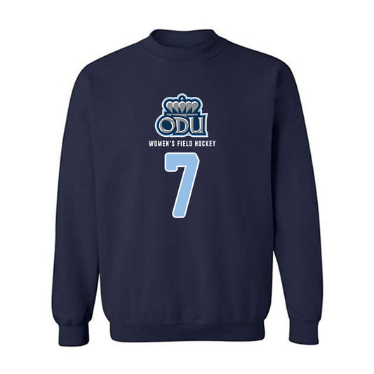 Old Dominion - NCAA Women's Field Hockey : Serena Langendoen - Replica Shersey Crewneck Sweatshirt-0