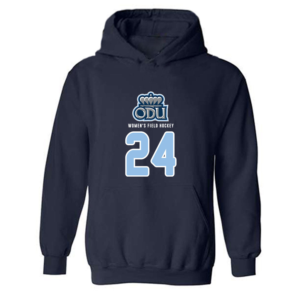 Old Dominion - NCAA Women's Field Hockey : Josi John - Replica Shersey Hooded Sweatshirt-0