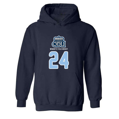 Old Dominion - NCAA Women's Field Hockey : Josi John - Replica Shersey Hooded Sweatshirt-0