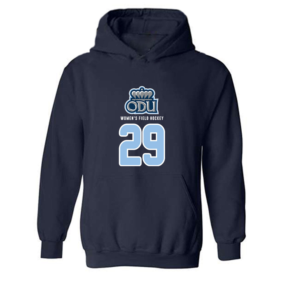 Old Dominion - NCAA Women's Field Hockey : Sydney Holbrook - Replica Shersey Hooded Sweatshirt-0