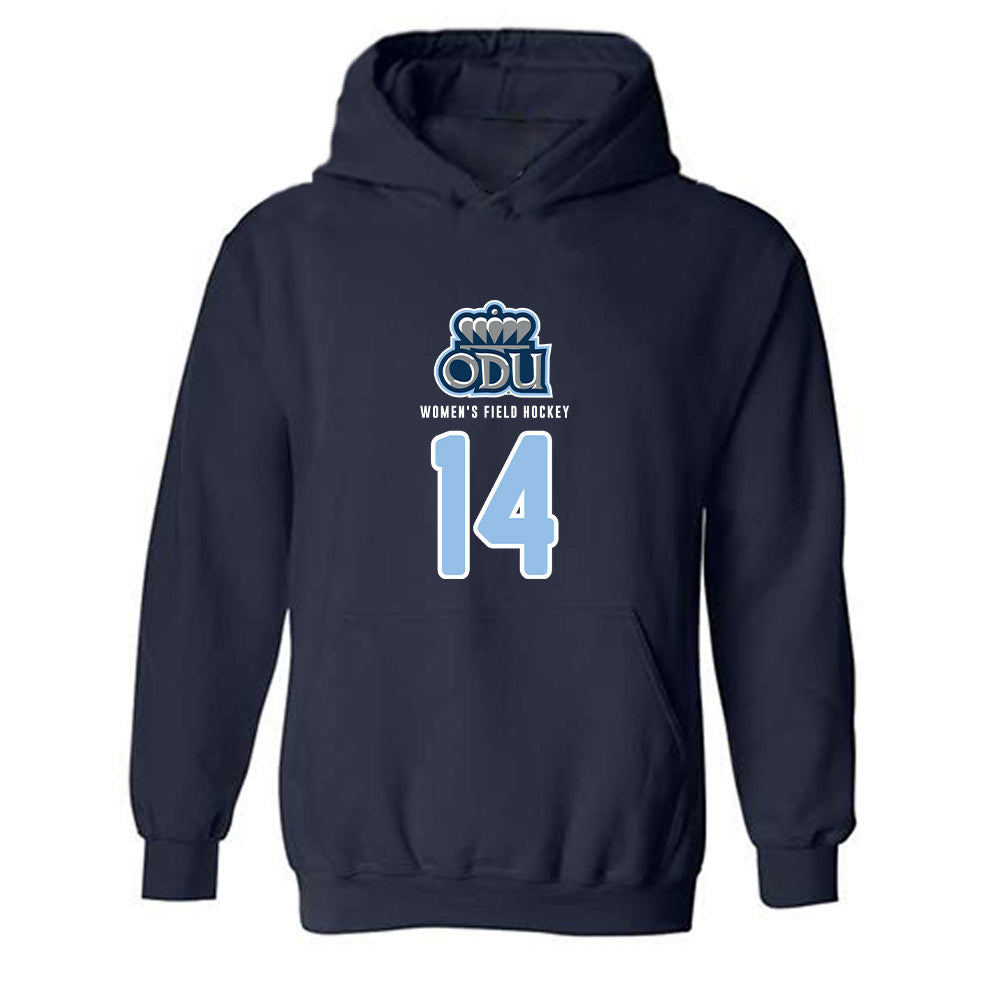 Old Dominion - NCAA Women's Field Hockey : Laila Zdancewicz - Replica Shersey Hooded Sweatshirt-0