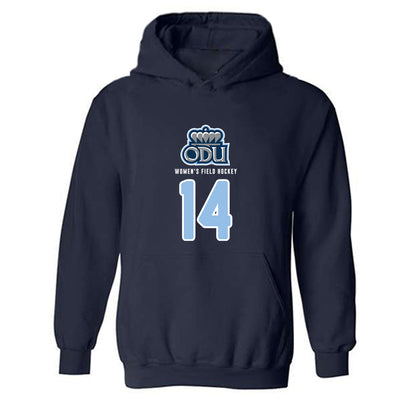 Old Dominion - NCAA Women's Field Hockey : Laila Zdancewicz - Replica Shersey Hooded Sweatshirt-0
