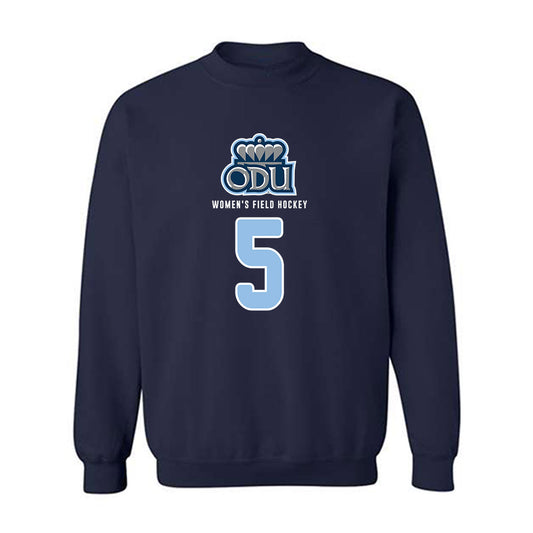 Old Dominion - NCAA Women's Field Hockey : Lotte Haagmans - Replica Shersey Crewneck Sweatshirt-0