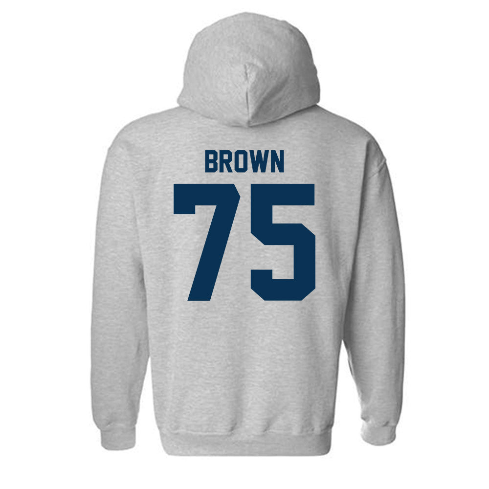 Old Dominion - NCAA Football : Demorrsion Brown - Classic Shersey Hooded Sweatshirt-1