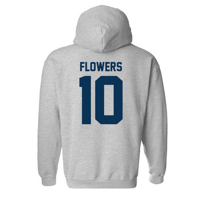 Old Dominion - NCAA Men's Basketball : Elijah Flowers - Classic Shersey Hooded Sweatshirt-1