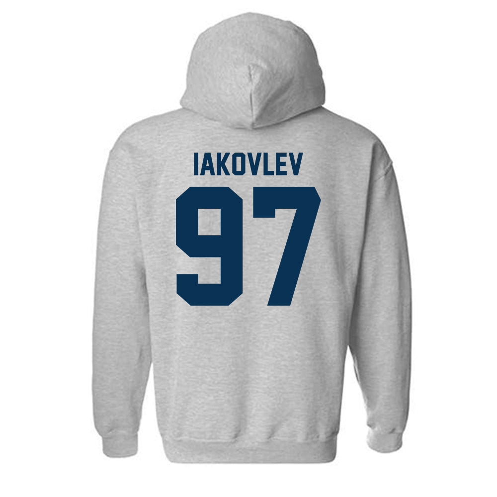 Old Dominion - NCAA Football : Mikhail Iakovlev - Classic Shersey Hooded Sweatshirt-1