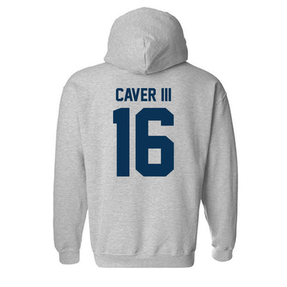 Old Dominion - NCAA Football : James Caver III - Classic Shersey Hooded Sweatshirt-1