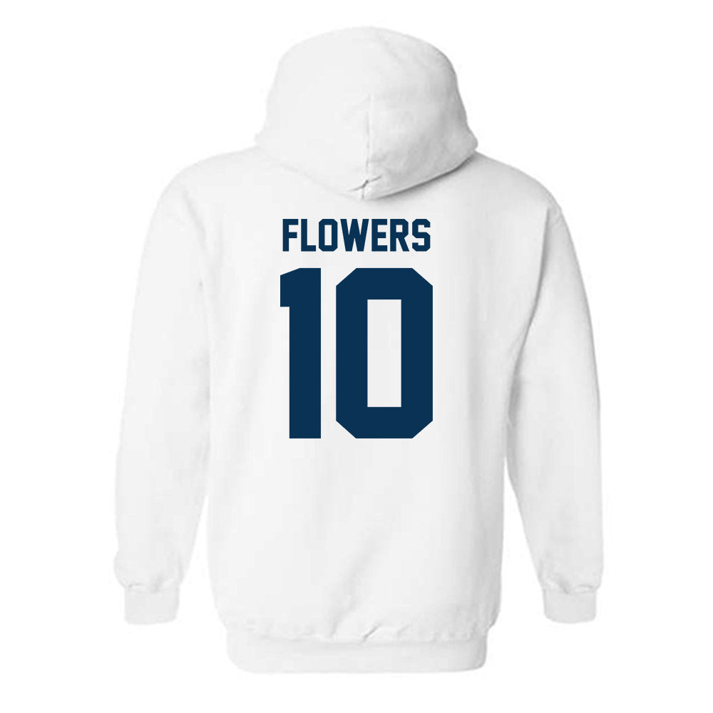 Old Dominion - NCAA Men's Basketball : Elijah Flowers - Classic Shersey Hooded Sweatshirt-1