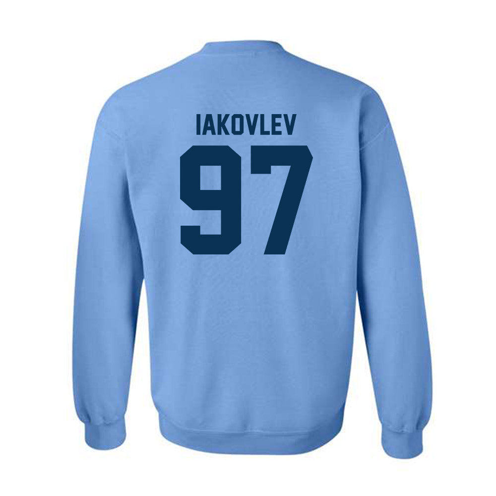 Old Dominion - NCAA Football : Mikhail Iakovlev - Classic Shersey Crewneck Sweatshirt-1