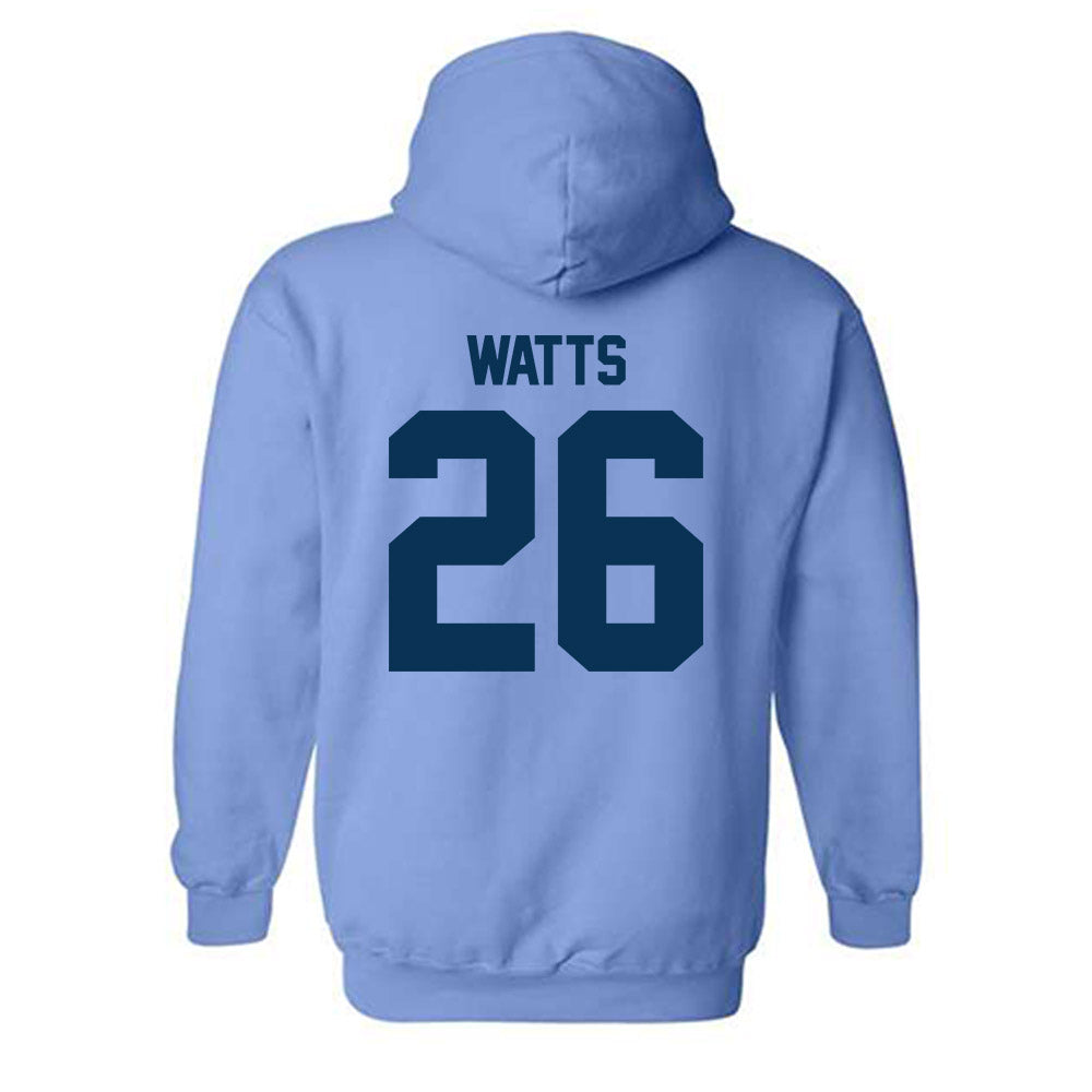 Old Dominion - NCAA Football : Justin Watts - Classic Shersey Hooded Sweatshirt-1