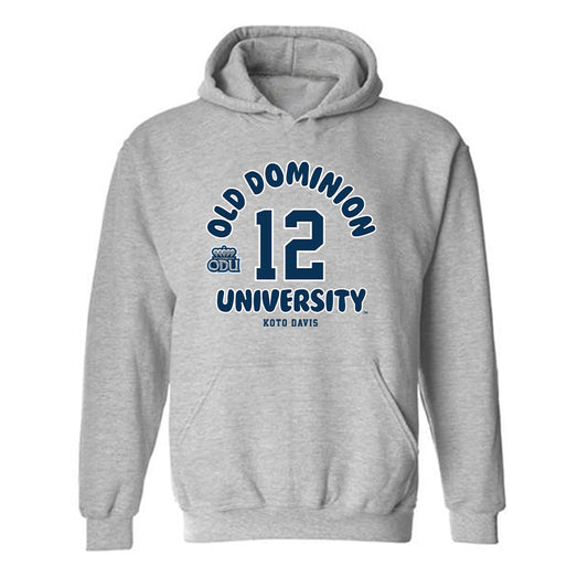 Old Dominion - NCAA Women's Soccer : Koto Davis - Fashion Shersey Hooded Sweatshirt-0