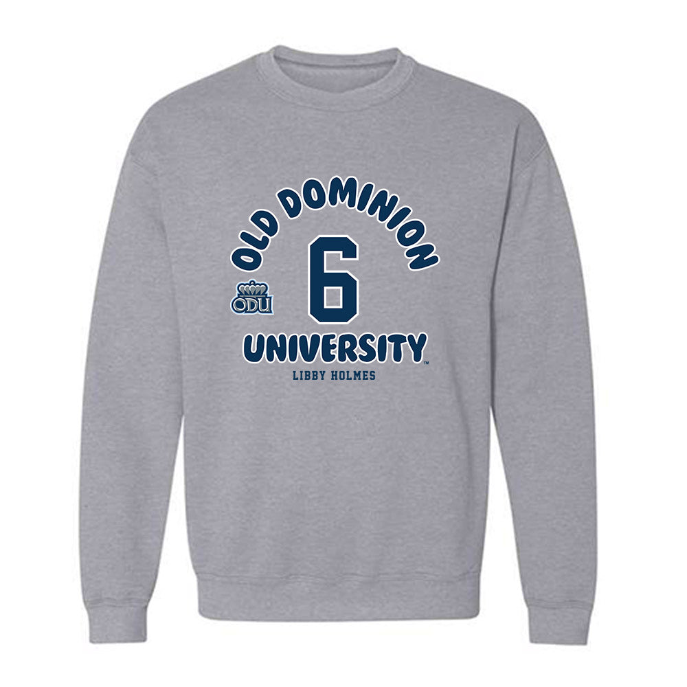 Old Dominion - NCAA Women's Soccer : Libby Holmes - Fashion Shersey Crewneck Sweatshirt-0