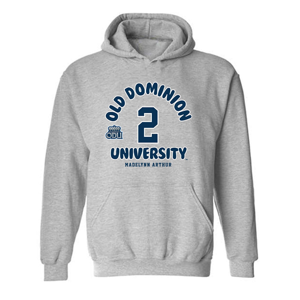 Old Dominion - NCAA Women's Soccer : Madelynn Arthur - Fashion Shersey Hooded Sweatshirt-0