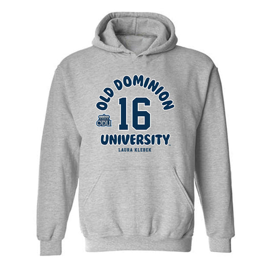Old Dominion - NCAA Women's Soccer : Laura Klebek - Fashion Shersey Hooded Sweatshirt-0