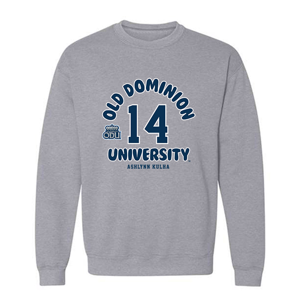 Old Dominion - NCAA Women's Soccer : Ashlynn Kulha - Fashion Shersey Crewneck Sweatshirt-0