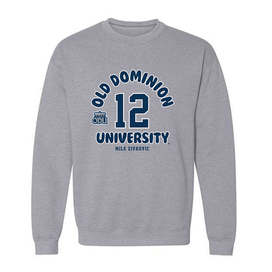 Old Dominion - NCAA Men's Soccer : Mile Zivkovic - Fashion Shersey Crewneck Sweatshirt-0