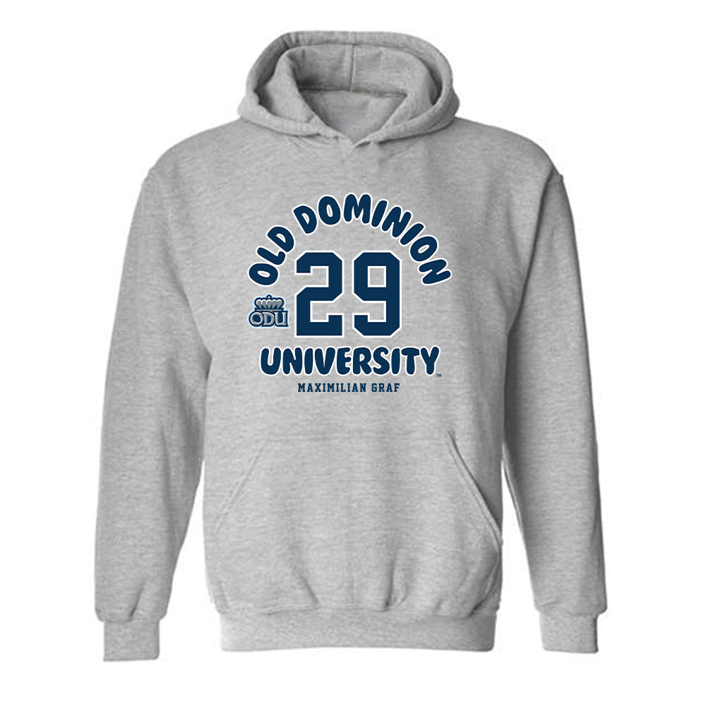 Old Dominion - NCAA Men's Soccer : Maximilian Graf - Fashion Shersey Hooded Sweatshirt-0