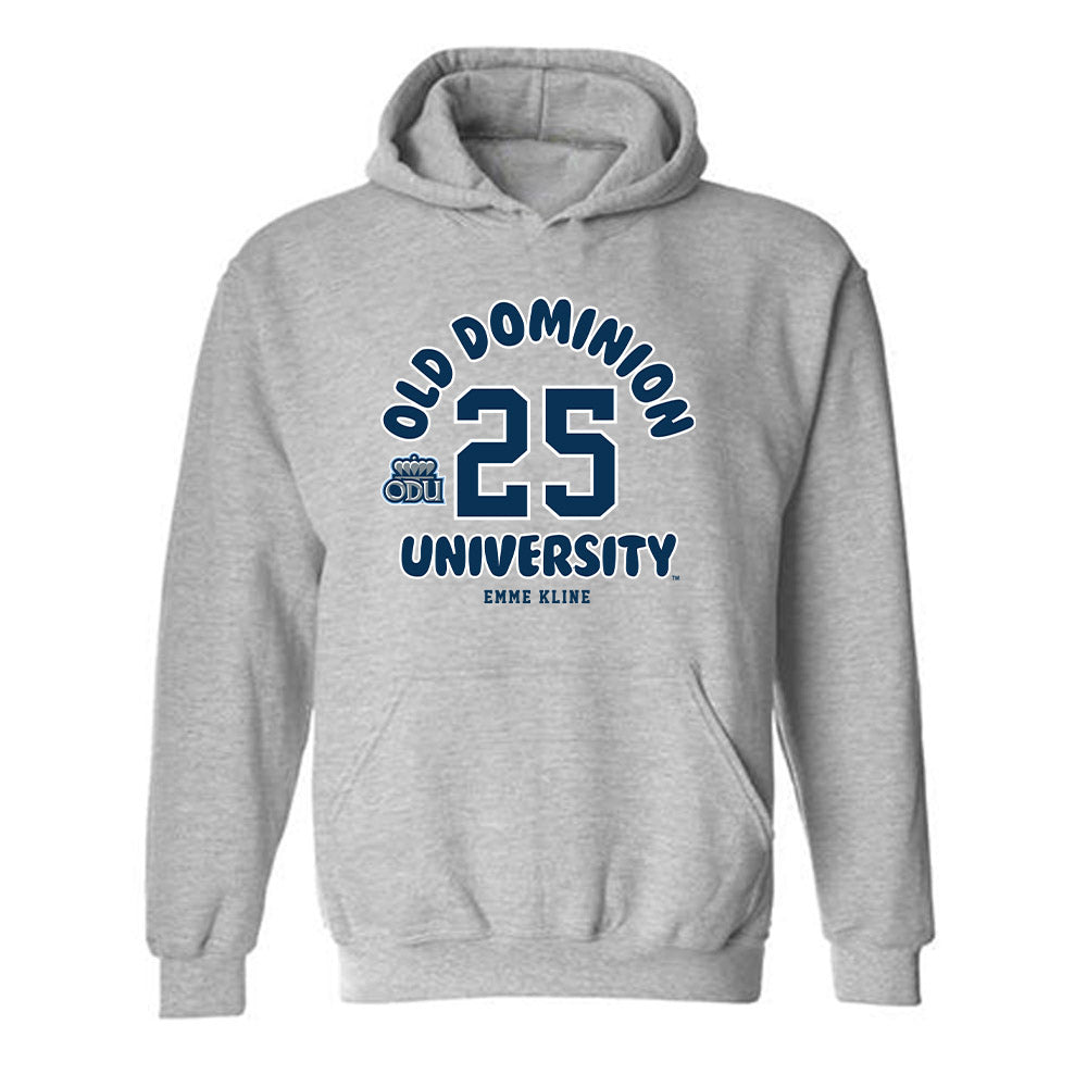 Old Dominion - NCAA Women's Soccer : Emme Kline - Fashion Shersey Hooded Sweatshirt-0