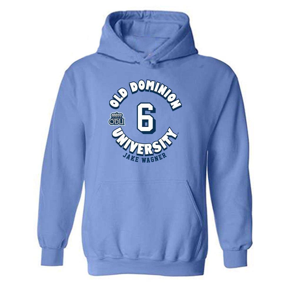Old Dominion - NCAA Baseball : Jake Wagner - Fashion Shersey Hooded Sweatshirt-0