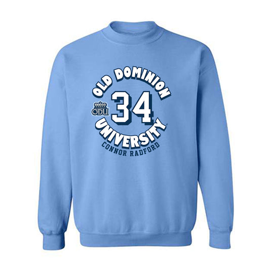 Old Dominion - NCAA Baseball : Connor Radford - Fashion Shersey Crewneck Sweatshirt-0