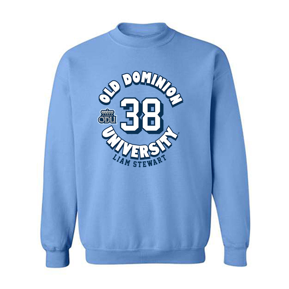 Old Dominion - NCAA Baseball : Liam Stewart - Fashion Shersey Crewneck Sweatshirt-0