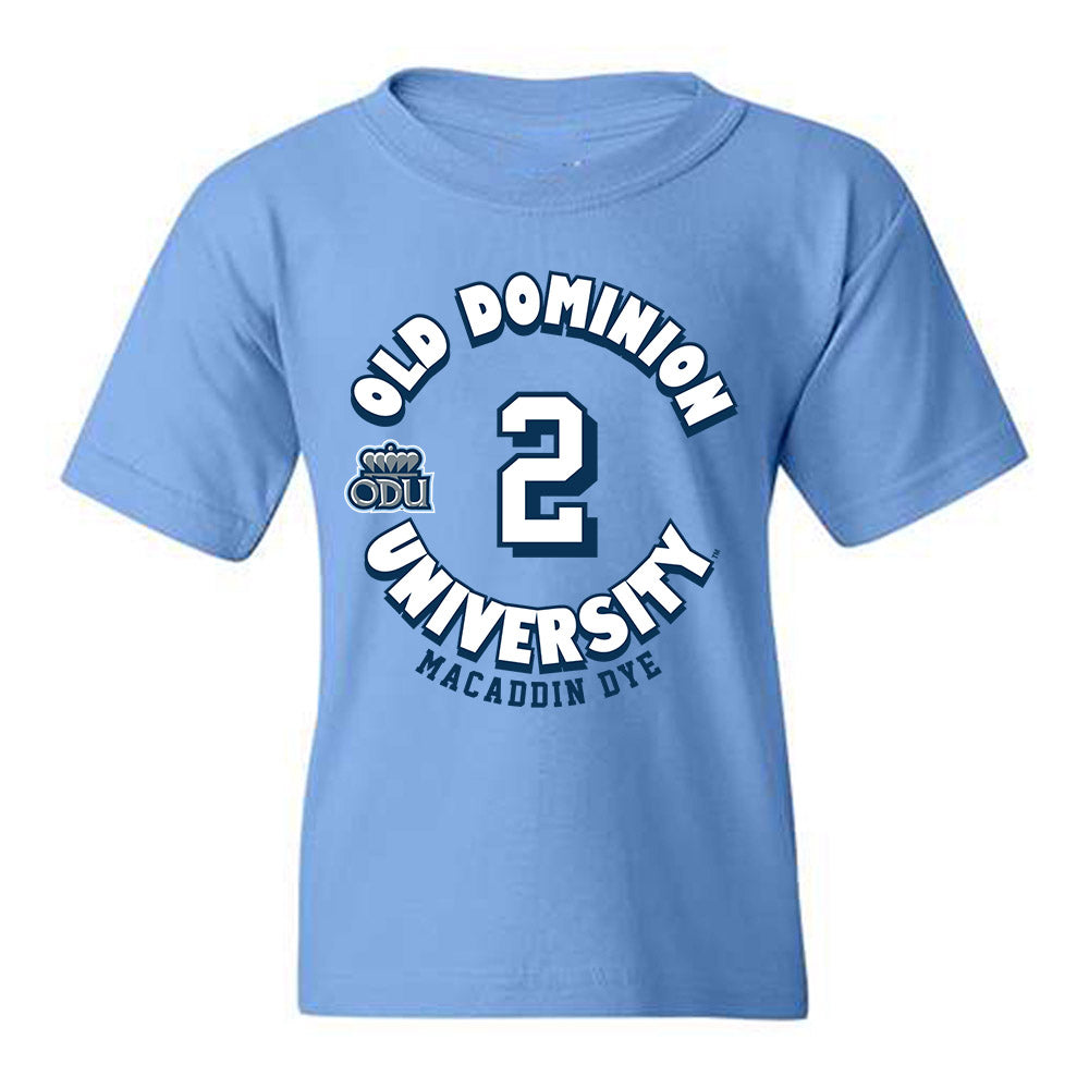 Old Dominion - NCAA Baseball : Macaddin Dye - Fashion Shersey Youth T-Shirt-0