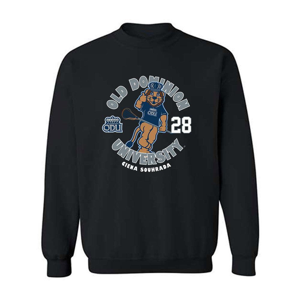 Old Dominion - NCAA Women's Lacrosse : Ciena Souhrada - Fashion Shersey Crewneck Sweatshirt-0