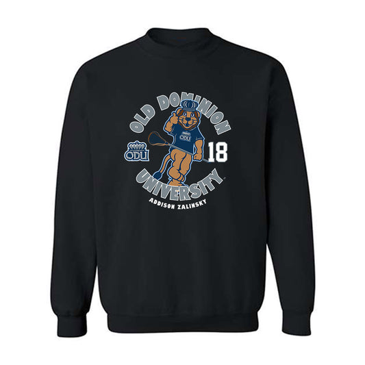 Old Dominion - NCAA Women's Lacrosse : Addison Zalinsky - Fashion Shersey Crewneck Sweatshirt-0