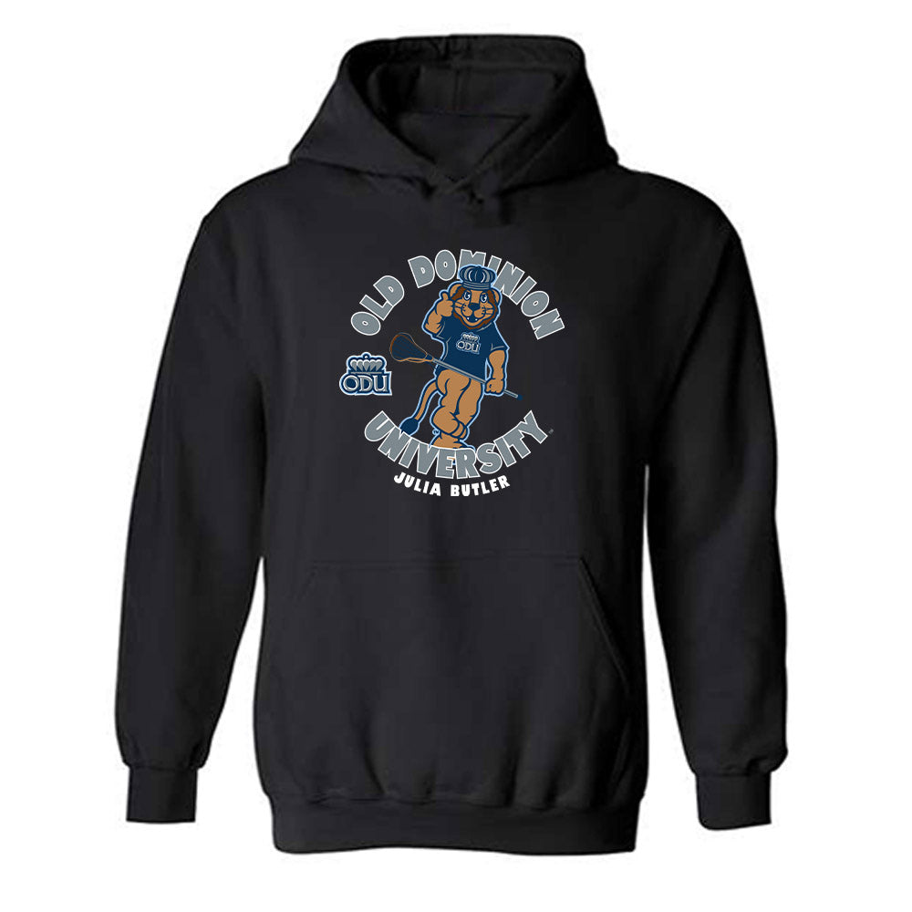 Old Dominion - NCAA Women's Lacrosse : Julia Butler - Fashion Shersey Hooded Sweatshirt-0