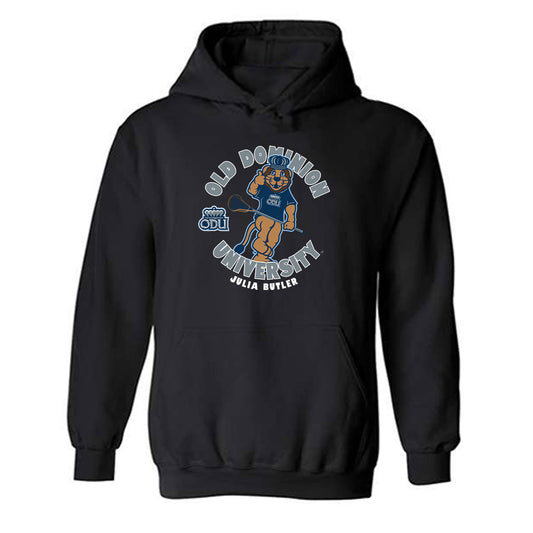 Old Dominion - NCAA Women's Lacrosse : Julia Butler - Fashion Shersey Hooded Sweatshirt-0