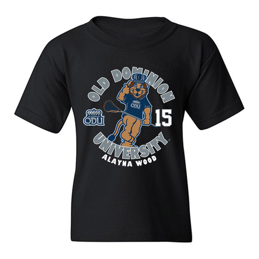 Old Dominion - NCAA Women's Lacrosse : Alayna Wood - Fashion Shersey Youth T-Shirt-0