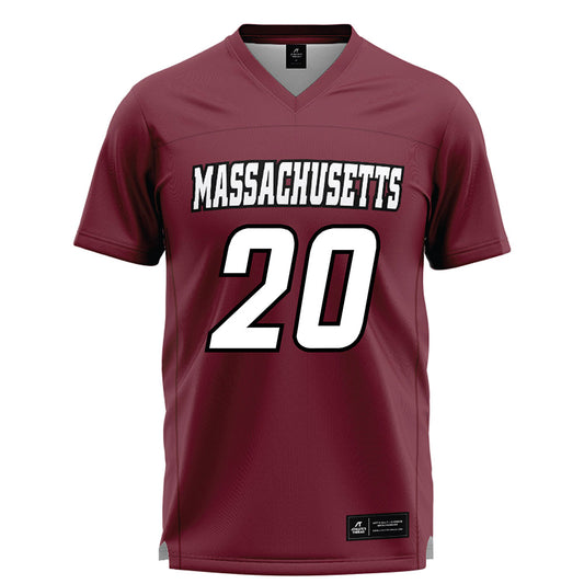 UMass - NCAA Men's Lacrosse : Ryan Mourad - Maroon Lacrosse Jersey -0