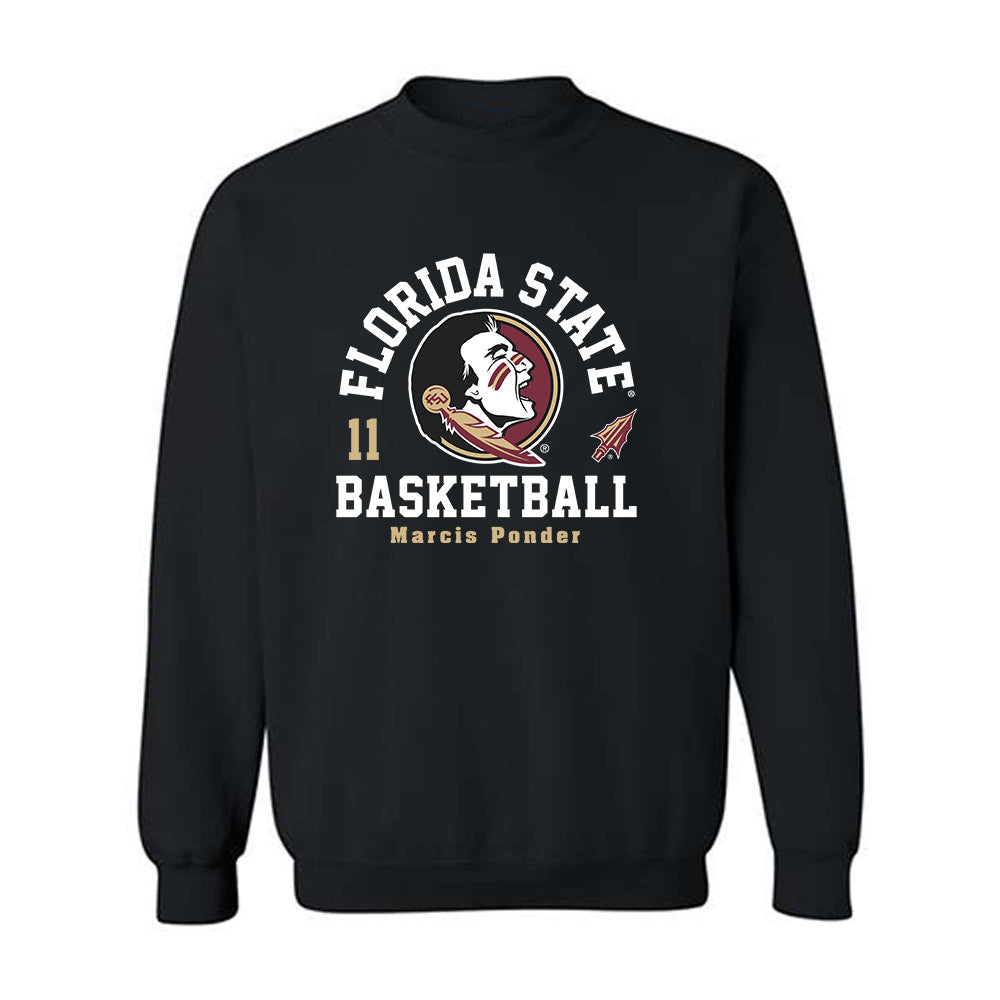 FSU - NCAA Men's Basketball : Marcis Ponder - Classic Fashion Shersey Crewneck Sweatshirt-0