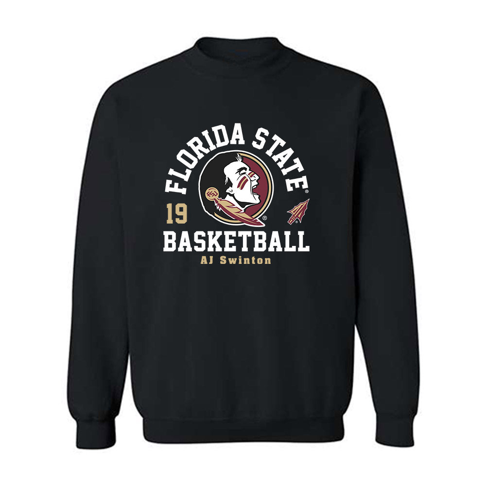 FSU - NCAA Men's Basketball : AJ Swinton - Classic Fashion Shersey Crewneck Sweatshirt-0