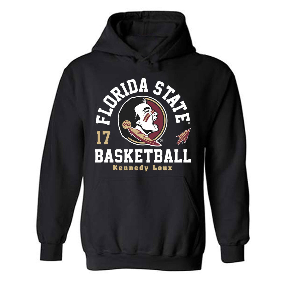 FSU - NCAA Women's Basketball : Kennedy Loux - Classic Fashion Shersey Hooded Sweatshirt-0